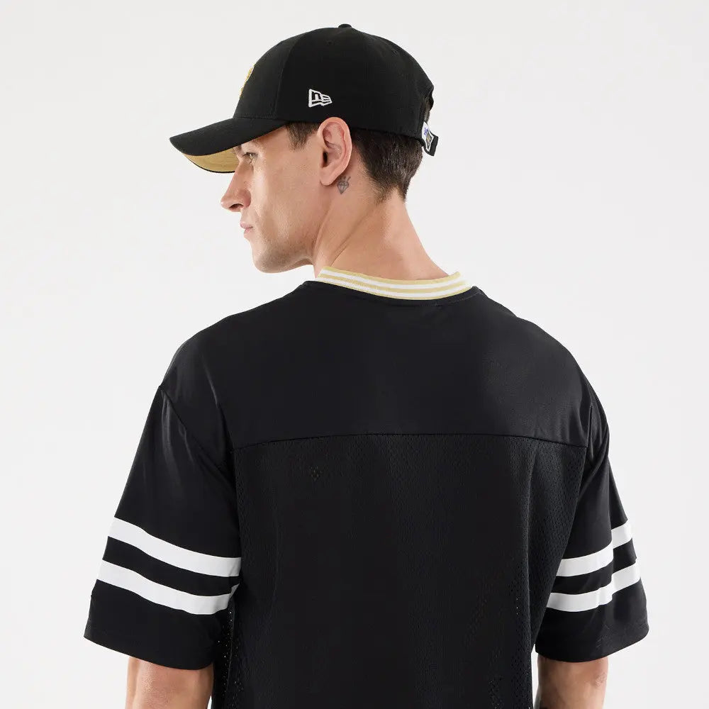New Era NFL - Saints New Orleans - Maillot à manches courtes Col en V Gardendistrict