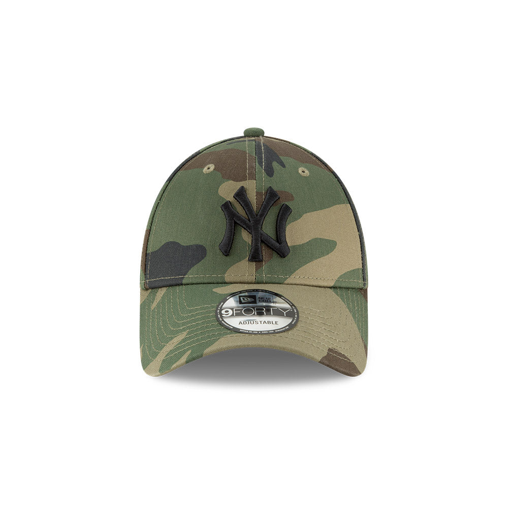 Casquette MLB New Era - New York Yankees MLB Essential Camo Vert - 9Forty Gardendistrict