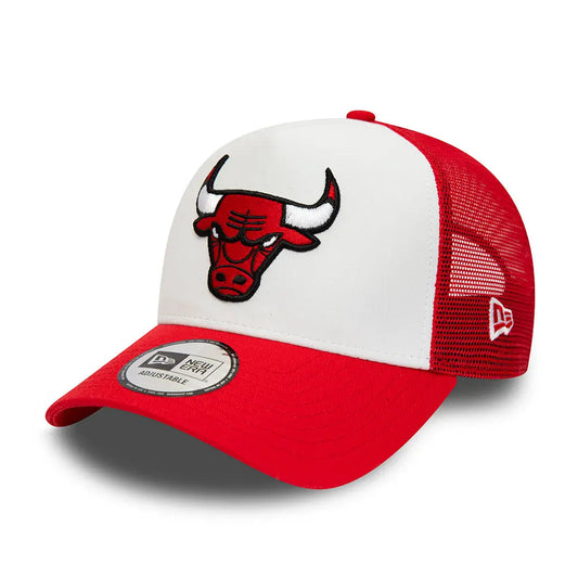 Casquette Chicago Bulls Team Colour Red A-Frame NBA - New Era - Trucker Gardendistrict