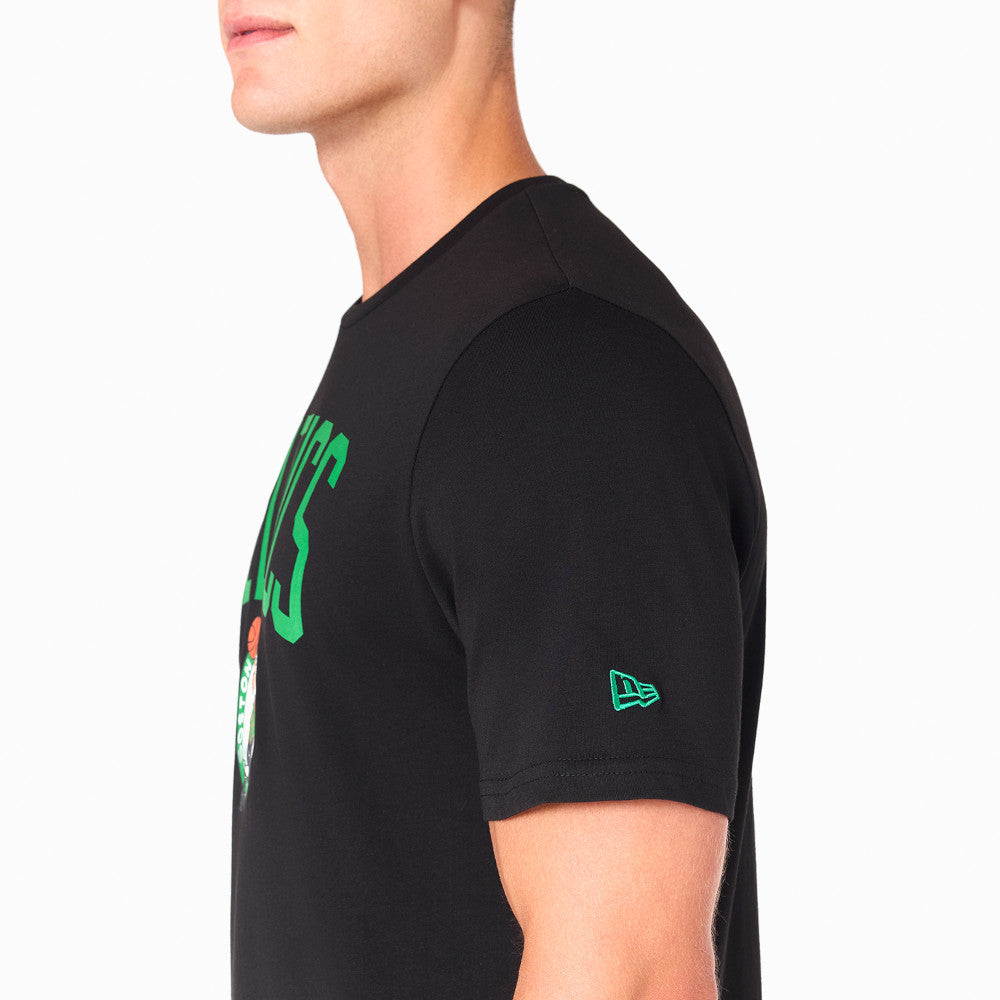 New Era NBA - Boston Celtics - T-shirt basic à manches courtes et col rond Gardendistrict