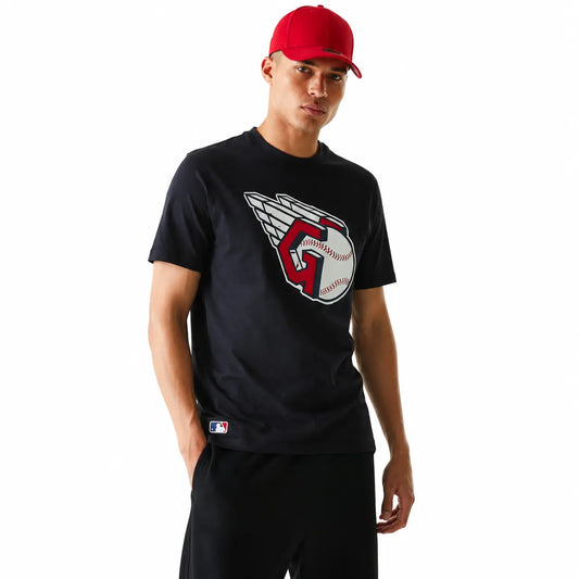 T-Shirt Cleveland Guardians MLB New Era - T-shirt basic à manches courtes et col rond Gardendistrict