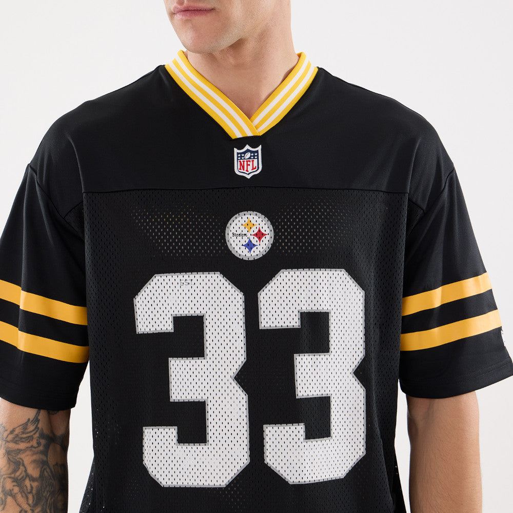 New Era NFL - Pittsburgh Steelers - Maillot à manches courtes Col en V Gardendistrict
