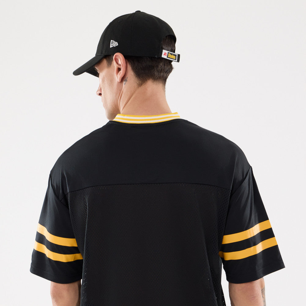 New Era NFL - Pittsburgh Steelers - Maillot à manches courtes Col en V Gardendistrict