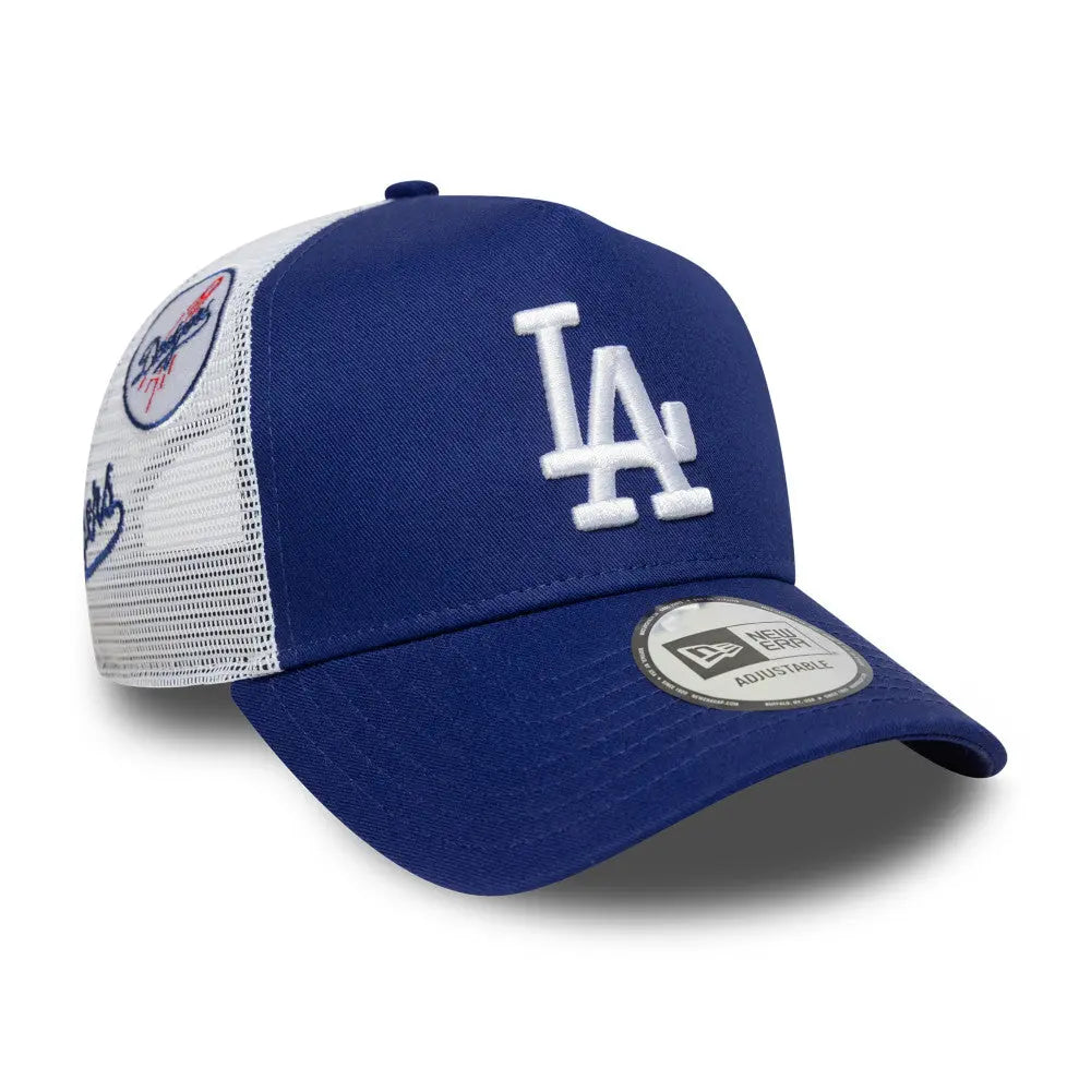 Casquette MLB New Era -Los Angeles Dodgers MultiPatch - 9Forty Trucker Gardendistrict
