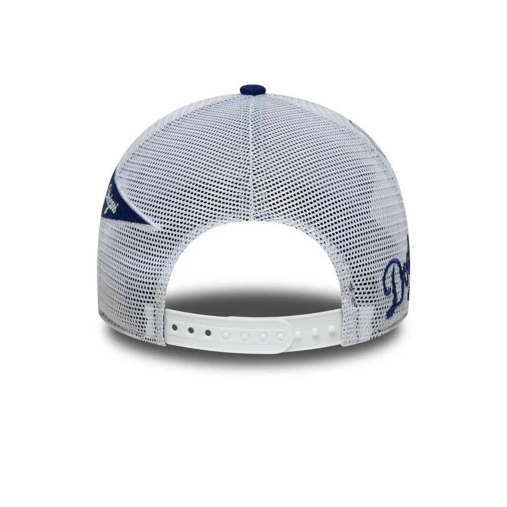 Casquette MLB New Era -Los Angeles Dodgers MultiPatch - 9Forty Trucker Gardendistrict