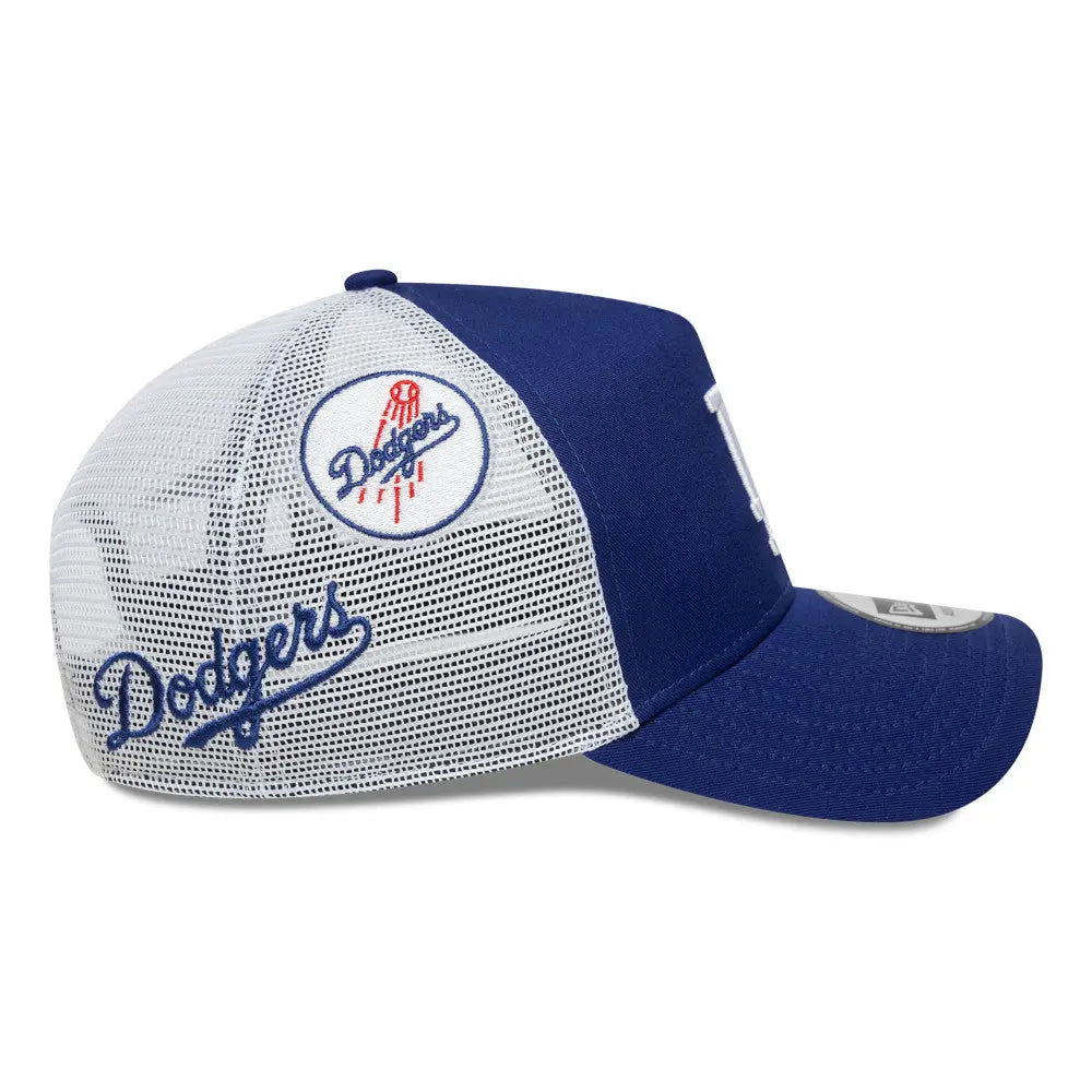 Casquette MLB New Era -Los Angeles Dodgers MultiPatch - 9Forty Trucker Gardendistrict