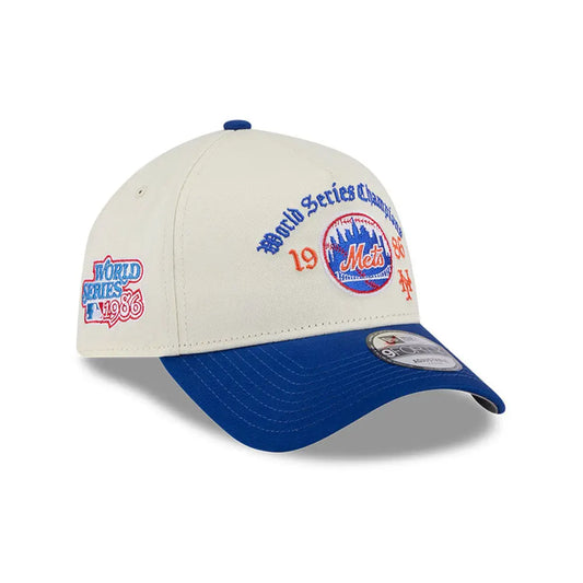 Casquette MLB New Era - New York Mets Side Patch World Series 1986 Vintage - 9Forty A-Frame Gardendistrict