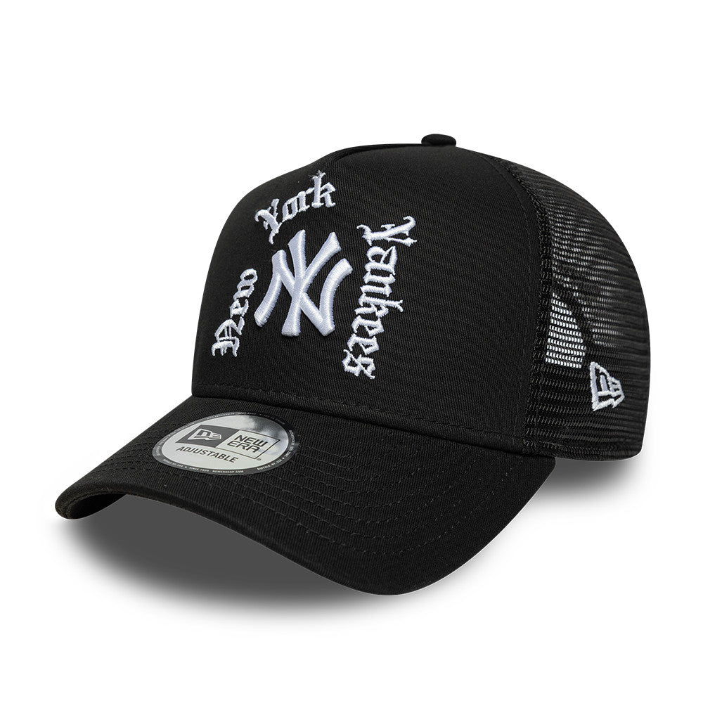 Casquette MLB New Era - New York Yankees MLB Wordmark - Trucker Gardendistrict