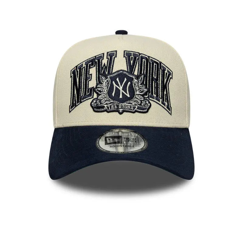 Casquette MLB New Era - New York Yankees MLB Wordmark Suede E-Frame - 9Forty Gardendistrict