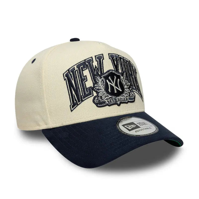 Casquette MLB New Era - New York Yankees MLB Wordmark Suede E-Frame - 9Forty Gardendistrict