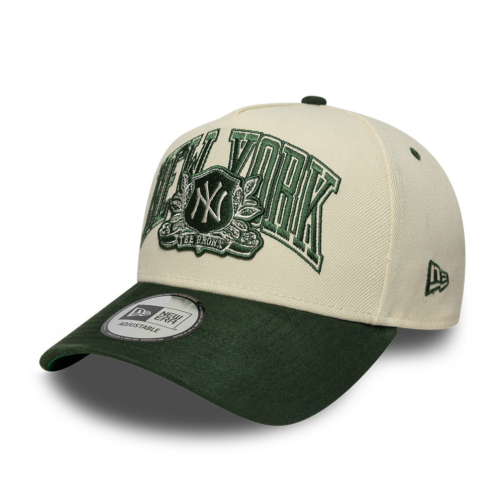 Casquette MLB New Era - New York Yankees MLB Wordmark Suede A-Frame - 9Forty