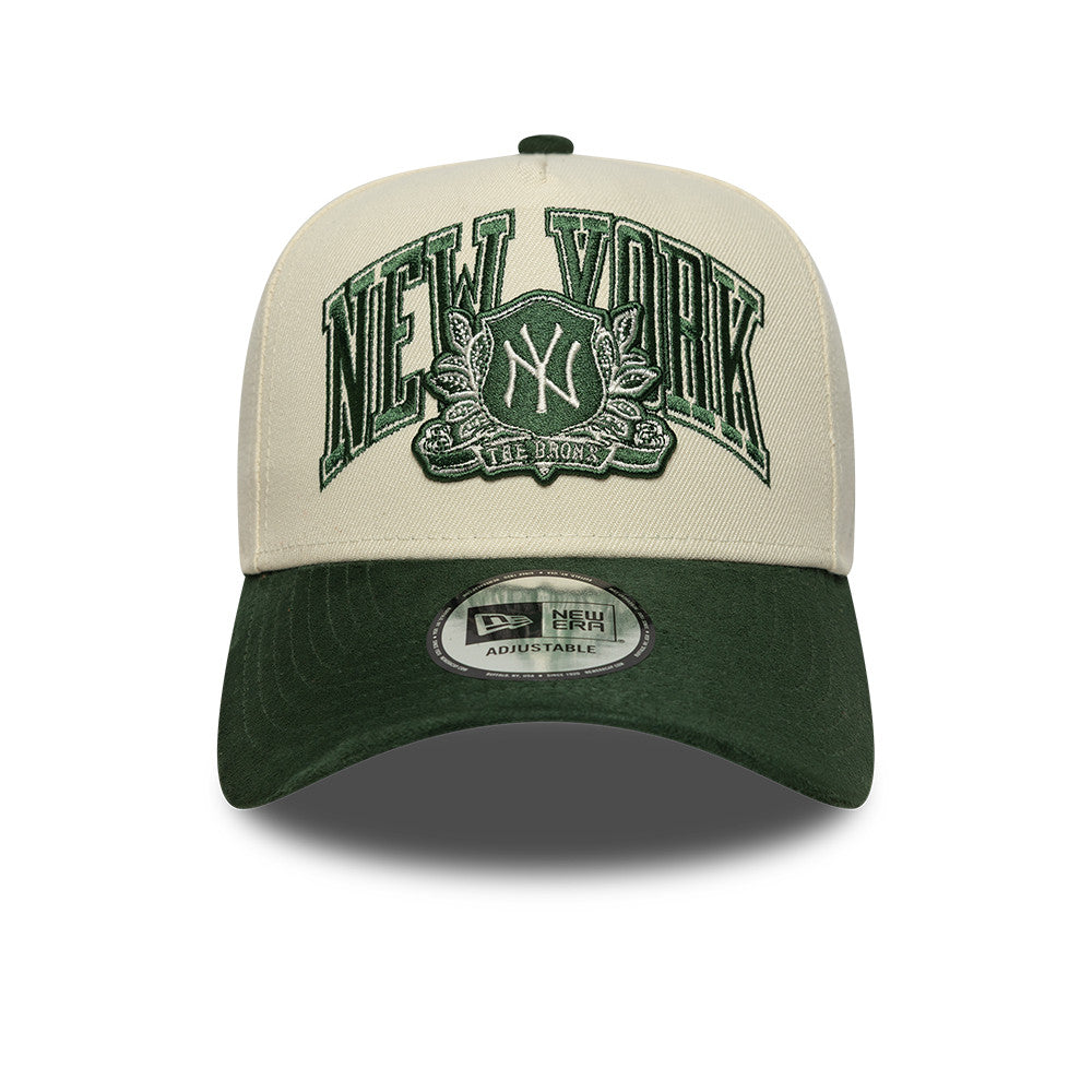 Casquette MLB New Era - New York Yankees MLB Wordmark Suede A-Frame - 9Forty