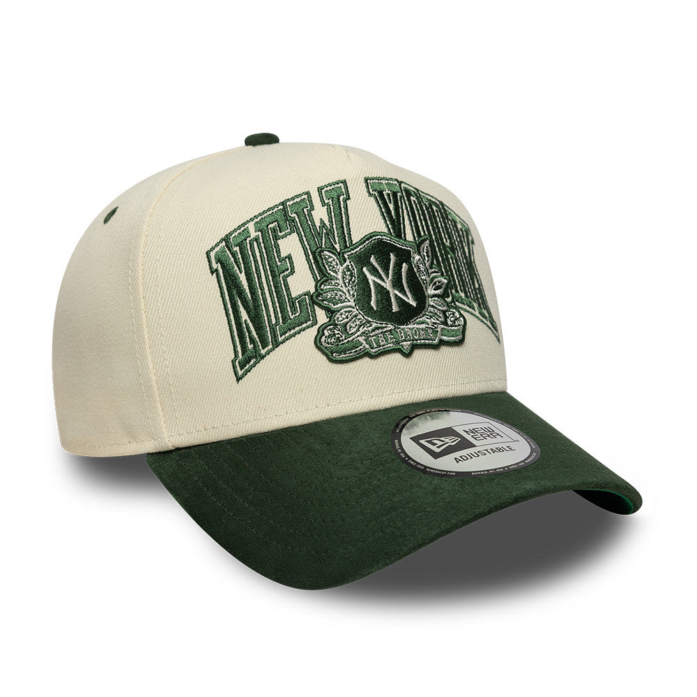 Casquette MLB New Era - New York Yankees MLB Wordmark Suede A-Frame - 9Forty